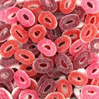 Röda fruktringar