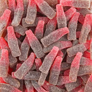 Cherry cola-flaskor