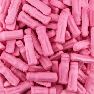 Rosa jordgubbsmilkshake