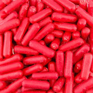 Rött bubblegum läppstift